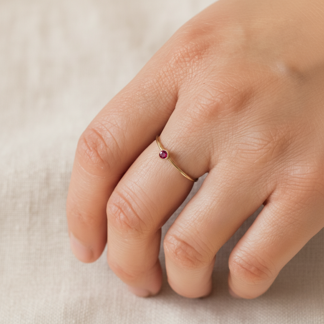 Mémoire Birthstone Ring