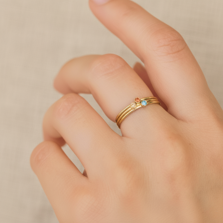 Mémoire Birthstone Ring
