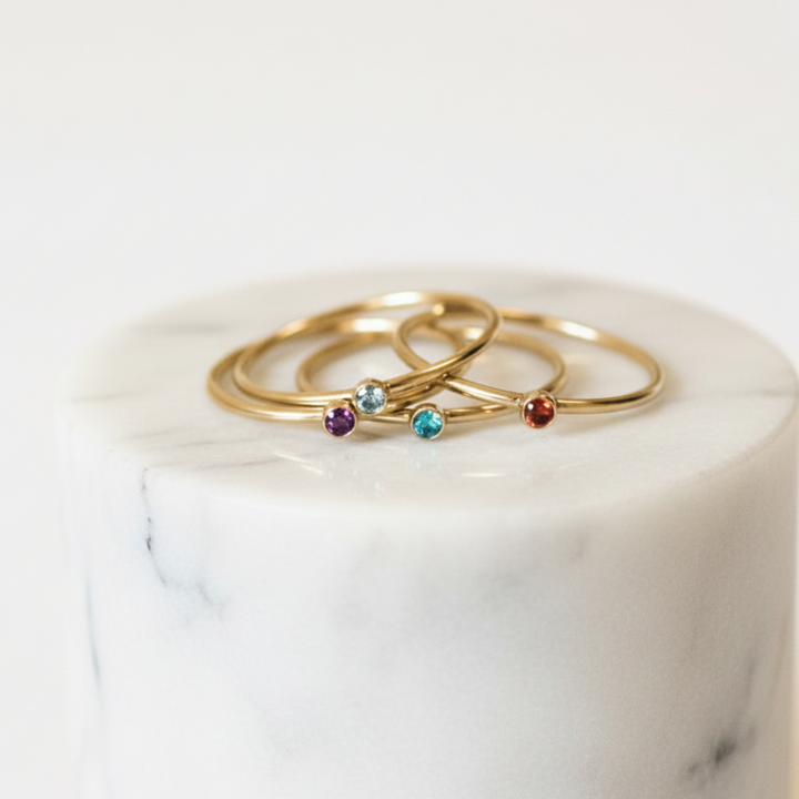 Mémoire Birthstone Ring